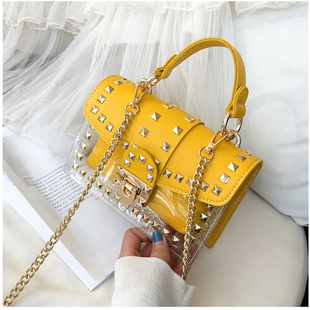 Summer Rivet Chain Handbag NWT - Picture 4 of 5